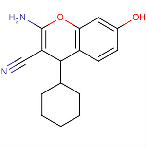 337500-51-3  4H-1-Benzopyran-3-carbonitrile, 2-amino-4-cyclohexyl-7-hydroxy-