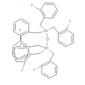 338-25-0  Distannoxane, hexakis[(2-fluorophényl)méthyl]- 