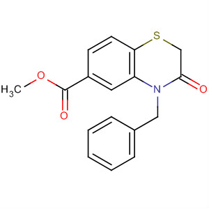 338393-82-1  2H-1,4-Benzothiazine-6-carboxylic acid,3,4-dihydro-3-oxo-4-(phenylmethyl)-, methyl ester