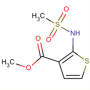 338750-46-2  3-Thiophenecarboxylic acid, 2-[(methylsulfonyl)amino]-, methyl ester