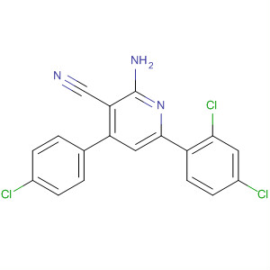 338794-12-0  3-Pyridinecarbonitrile,2-amino-4-(4-chlorophenyl)-6-(2,4-dichlorophenyl)-