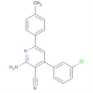 338794-66-4  3-Pyridinecarbonitrile, 2-amino-4-(3-chlorophenyl)-6-(4-methylphenyl)-