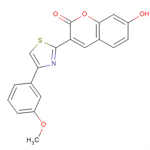 339160-45-1  2H-1-Benzopyran-2-one, 7-hydroxy-3-[4-(3-methoxyphenyl)-2-thiazolyl]-