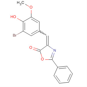 339284-72-9  5(4H)-Oxazolone,4-[(3-bromo-4-hydroxy-5-methoxyphenyl)methylene]-2-phenyl-