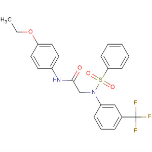 339287-80-8  Acetamide,N-(4-ethoxyphenyl)-2-[(phenylsulfonyl)[3-(trifluoromethyl)phenyl]amino]-