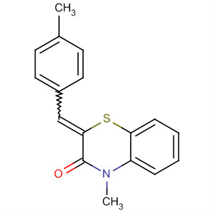 339565-90-1  2H-1,4-Benzothiazin-3(4H)-one,4-methyl-2-[(4-methylphenyl)methylene]-