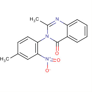 340-50-1  4(3H)-Quinazolinon, 2-methyl-3-(4-methyl-2-nitrofenyl)-