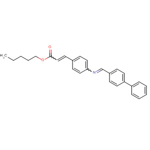 34003-18-4  2-Propenoic acid, 3-[4-[([1,1'-biphenyl]-4-ylmethylene)amino]phenyl]-,pentyl ester