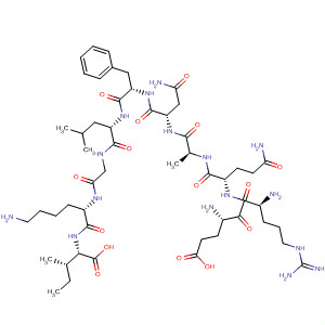 340238-38-2  L-Isoleucine,L-a-glutamyl-L-arginyl-L-glutaminyl-L-alanyl-L-asparaginyl-L-phenylalanyl-L-leucylglycyl-L-lysyl-
