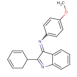 34040-12-5  Benzenamine, N-(1,2-dihydro-2-phenyl-3H-indol-3-ylidene)-4-methoxy-