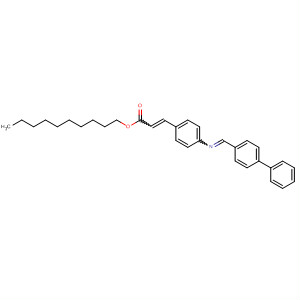 34042-99-4  2-Propenoic acid, 3-[4-[([1,1'-biphenyl]-4-ylmethylene)amino]phenyl]-,decyl ester