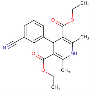 34071-75-5  3,5-Pyridinedicarboxylic acid,4-(3-cyanophenyl)-1,4-dihydro-2,6-dimethyl-, diethyl ester