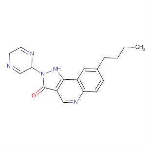 340811-19-0  3H-Pyrazolo[4,3-c]quinolin-3-one, 8-butyl-2,5-dihydro-2-pyrazinyl-