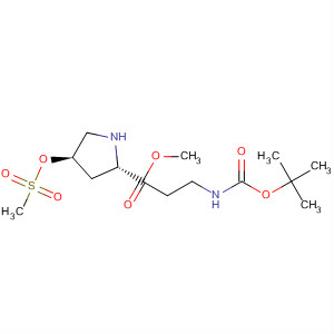 340961-32-2  L-Proline,1-[2-[[(1,1-dimethylethoxy)carbonyl]amino]ethyl]-4-[(methylsulfonyl)oxy]-,methyl ester, (4R)-