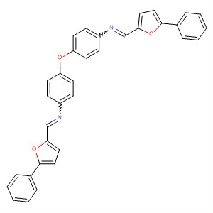 34121-72-7  Benzenamine, 4,4'-oxybis[N-[(5-phenyl-2-furanyl)methylene]-