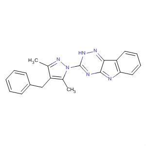 300719-51-1  2H-1,2,4-Triazino[5,6-b]indole,3-[3,5-dimethyl-4-(phenylmethyl)-1H-pyrazol-1-yl]-