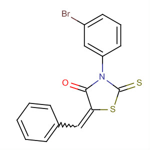 300817-55-4  4-Thiazolidinone, 3-(3-bromophenyl)-5-(phenylmethylene)-2-thioxo-
