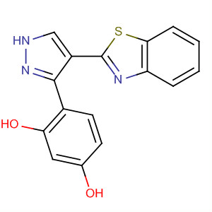 300826-22-6  1,3-Benzenediol, 4-[4-(2-benzothiazolyl)-1H-pyrazol-3-yl]-