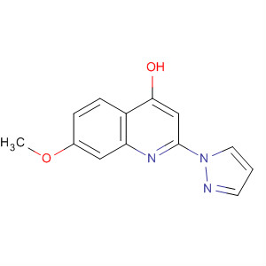 300831-01-0  4-Quinolinol, 7-methoxy-2-(1H-pyrazol-1-yl)- 300831-01-0  4-Quinolinol, 7-methoxy-2-(1H-pyrazol-1-yl)-
