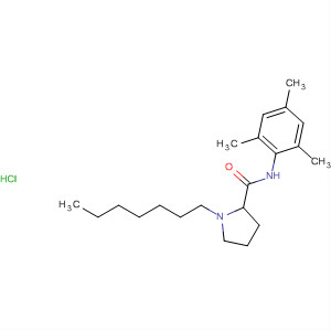 30099-09-3  2-Pyrrolidinecarboxamide, 1-heptyl-N-(2,4,6-trimethylphenyl)-,monohydrochloride