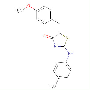 301174-56-1  4(5H)-Thiazolone,5-[(4-methoxyphenyl)methyl]-2-[(4-methylphenyl)amino]-