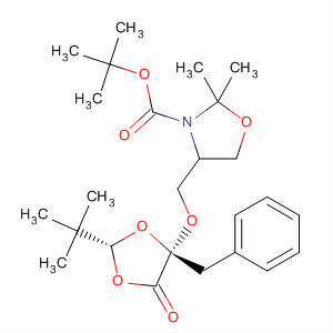 301180-84-7  3-Oxazolidinecarboxylic acid,4-[[(2R,4S)-2-(1,1-dimethylethyl)-5-oxo-4-(phenylmethyl)-1,3-dioxolan-4-yl]hydroxymethyl]-2,2-dimethyl-, 1,1-dimethylethyl ester, (4S)-