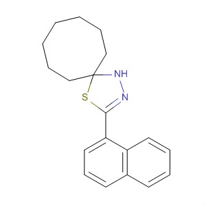 301320-99-0  4-Thia-1,2-diazaspiro[4.7]dodec-2-ene, 3-(1-naphthalenyl)-