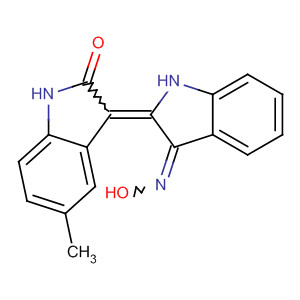 301323-88-6  2H-Indol-2-one,3-[1,3-dihydro-3-(hydroxyimino)-2H-indol-2-ylidene]-1,3-dihydro-5-methyl-