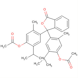 301327-03-7  1(3H)-Isobenzofuranone,3,3-bis[4-(acetyloxy)-2-methyl-5-(1-methylethyl)phenyl]-