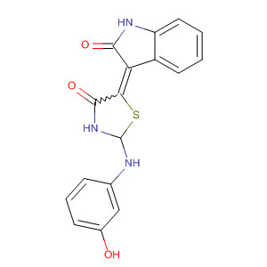 301337-98-4  2H-Indol-2-one,1,3-dihydro-3-[2-[(3-hydroxyphenyl)amino]-4-oxo-5(4H)-thiazolylidene]-