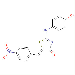 301338-00-1  4(5H)-Thiazolone,2-[(4-hydroxyphenyl)amino]-5-[(4-nitrophenyl)methylene]-