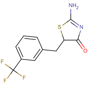 301687-76-3  4(5H)-Thiazolone, 2-amino-5-[[3-(trifluoromethyl)phenyl]methyl]-