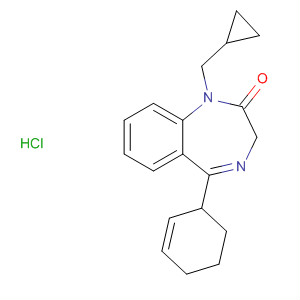 30195-50-7  2H-1,4-Benzodiazepin-2-one,1-(cyclopropylmethyl)-1,3-dihydro-5-phenyl-, monohydrochloride