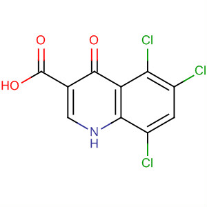 302553-01-1  3-Quinolinecarboxylic acid, 5,6,8-trichloro-1,4-dihydro-4-oxo-