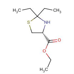302577-85-1  4-Thiazolidinecarboxylic acid, 2,2-diethyl-, ethyl ester, (4R)- 302577-85-1  4-Thiazolidinecarboxylic acid, 2,2-diethyl-, ethyl ester, (4R)-