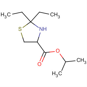 302577-86-2  4-Thiazolidinecarboxylic acid, 2,2-diethyl-, 1-methylethyl ester, (4R)- 302577-86-2  4-Thiazolidinecarboxylic acid, 2,2-diethyl-, 1-methylethyl ester, (4R)-
