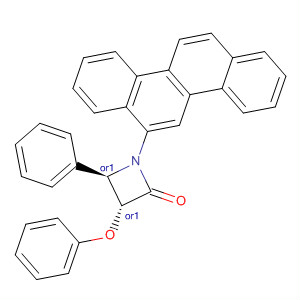 302595-59-1  2-Azetidinone, 1-(6-chrysenyl)-3-phenoxy-4-phenyl-, (3R,4R)-rel-