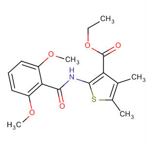 302803-42-5  3-Thiophenecarboxylic acid,2-[(2,6-dimethoxybenzoyl)amino]-4,5-dimethyl-, ethyl ester