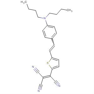 302965-25-9  Ethenetricarbonitrile, [5-[2-[4-(dibutylamino)phenyl]ethenyl]-2-thienyl]-