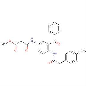 302969-59-1  Propanoic acid,3-[[3-benzoyl-4-[[(4-methylphenyl)acetyl]amino]phenyl]amino]-3-oxo-,methyl ester