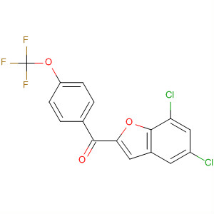 303010-24-4  Methanone, (5,7-dichloro-2-benzofuranyl)[4-(trifluoromethoxy)phenyl]-