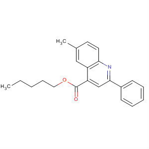 303067-43-8  4-Quinolinecarboxylic acid, 6-methyl-2-phenyl-, pentyl ester