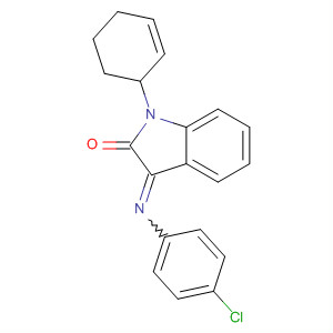 303149-12-4  2H-Indol-2-one, 3-[(4-chlorophenyl)imino]-1,3-dihydro-1-phenyl-
