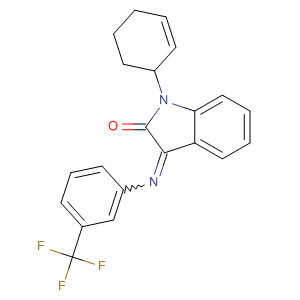 303149-14-6  2H-Indol-2-one,1,3-dihydro-1-phenyl-3-[[3-(trifluoromethyl)phenyl]imino]-