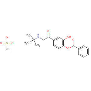 30416-07-0  Ethanone,1-[4-(benzoyloxy)-3-hydroxyphenyl]-2-[(1,1-dimethylethyl)amino]-,methanesulfonate (salt)
