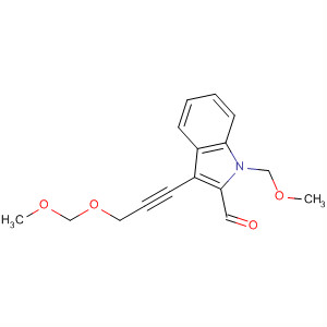 304435-38-9  1H-Indole-2-carboxaldehyde,3-[3-(methoxymethoxy)-1-propynyl]-1-(methoxymethyl)-