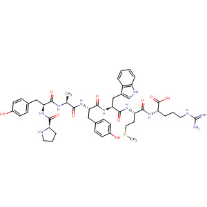 304851-56-7  L-Arginine, L-prolyl-L-tyrosyl-L-alanyl-L-tyrosyl-L-tryptophyl-L-methionyl-