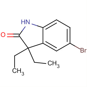304876-06-0  2H-Indol-2-one, 5-bromo-3,3-diethyl-1,3-dihydro-