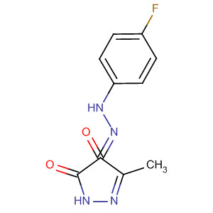 305341-78-0  1H-Pyrazole-4,5-dione, 3-methyl-, 4-[(4-fluorophenyl)hydrazone]