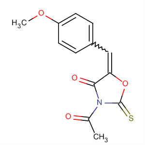 305369-33-9  4-Oxazolidinone, 3-acetyl-5-[(4-methoxyphenyl)methylene]-2-thioxo-